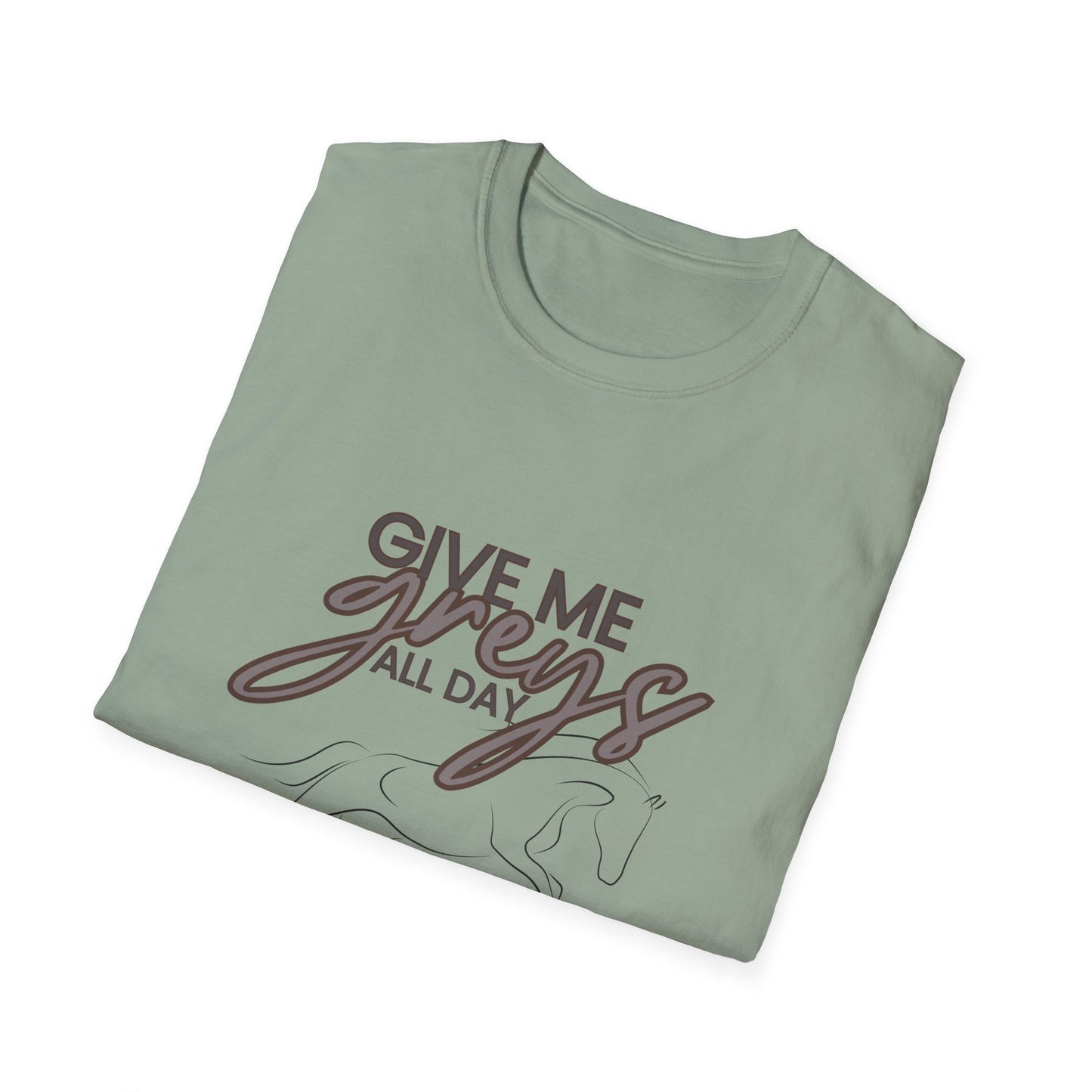 Give me greys-Unisex Softstyle T-Shirt