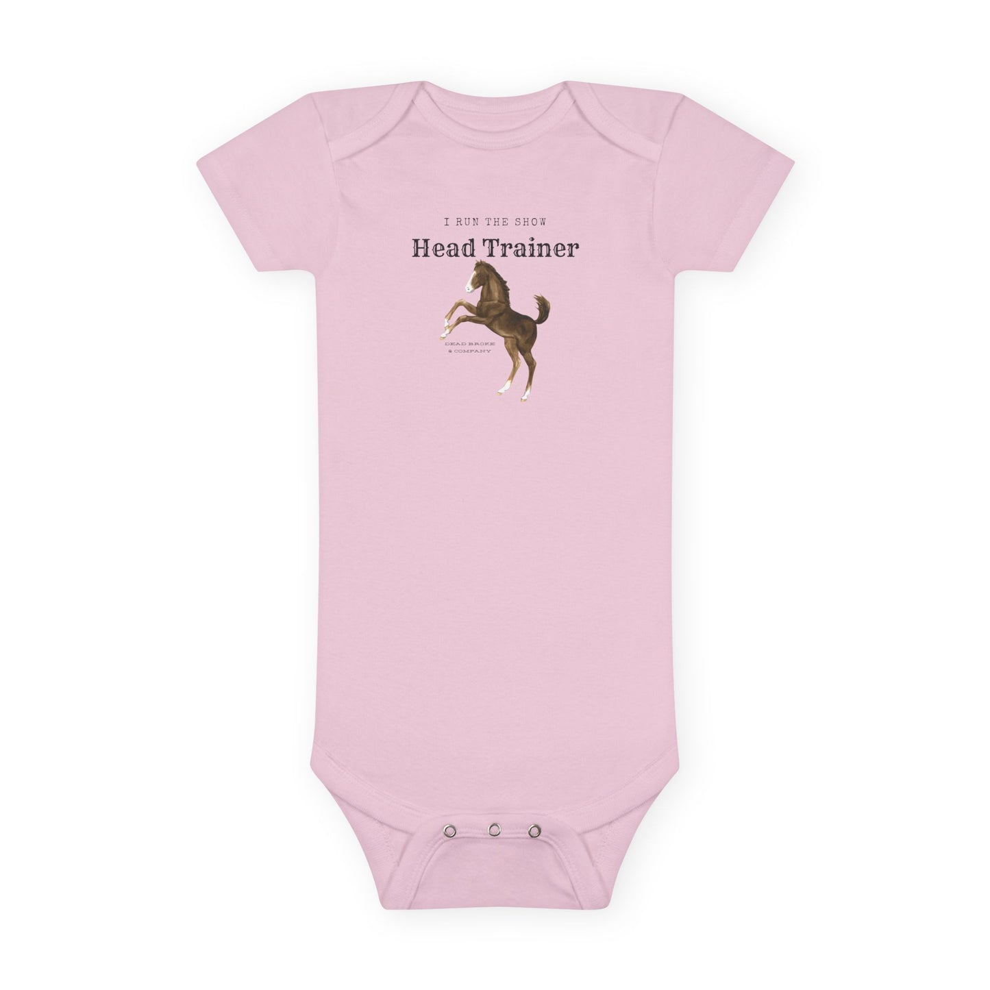 Head trainer-Baby Short Sleeve Onesie®