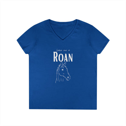 Leave me a roan-Ladies' V-Neck T-Shirt