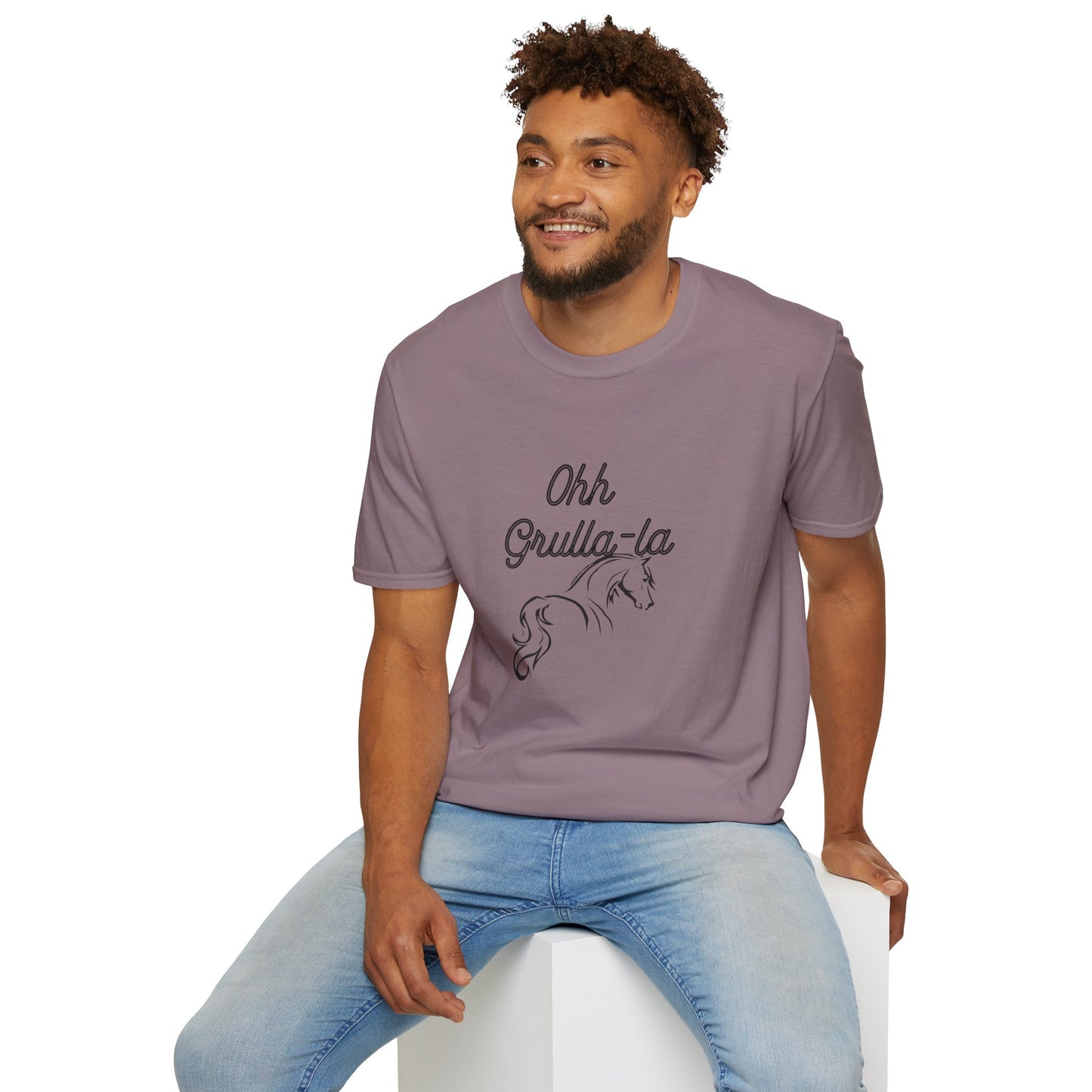 Oh grulla la-Unisex Softstyle T-Shirt