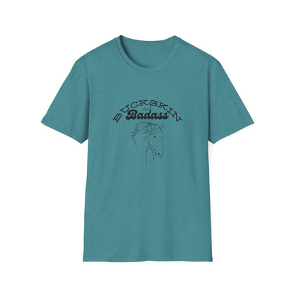 Buckskin and badass-Unisex Softstyle T-Shirt