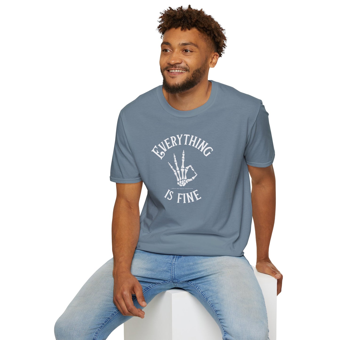 Everything is fine-Unisex Softstyle T-Shirt