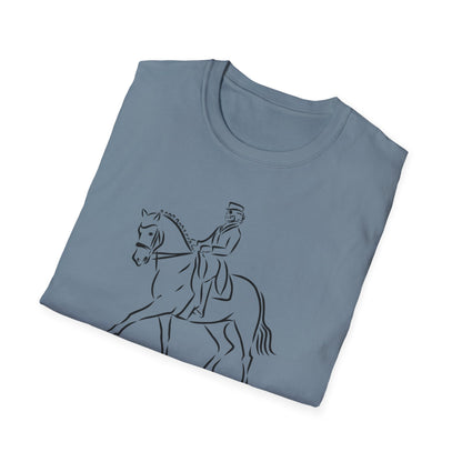 Dressage to stay alive-Unisex Softstyle T-Shirt