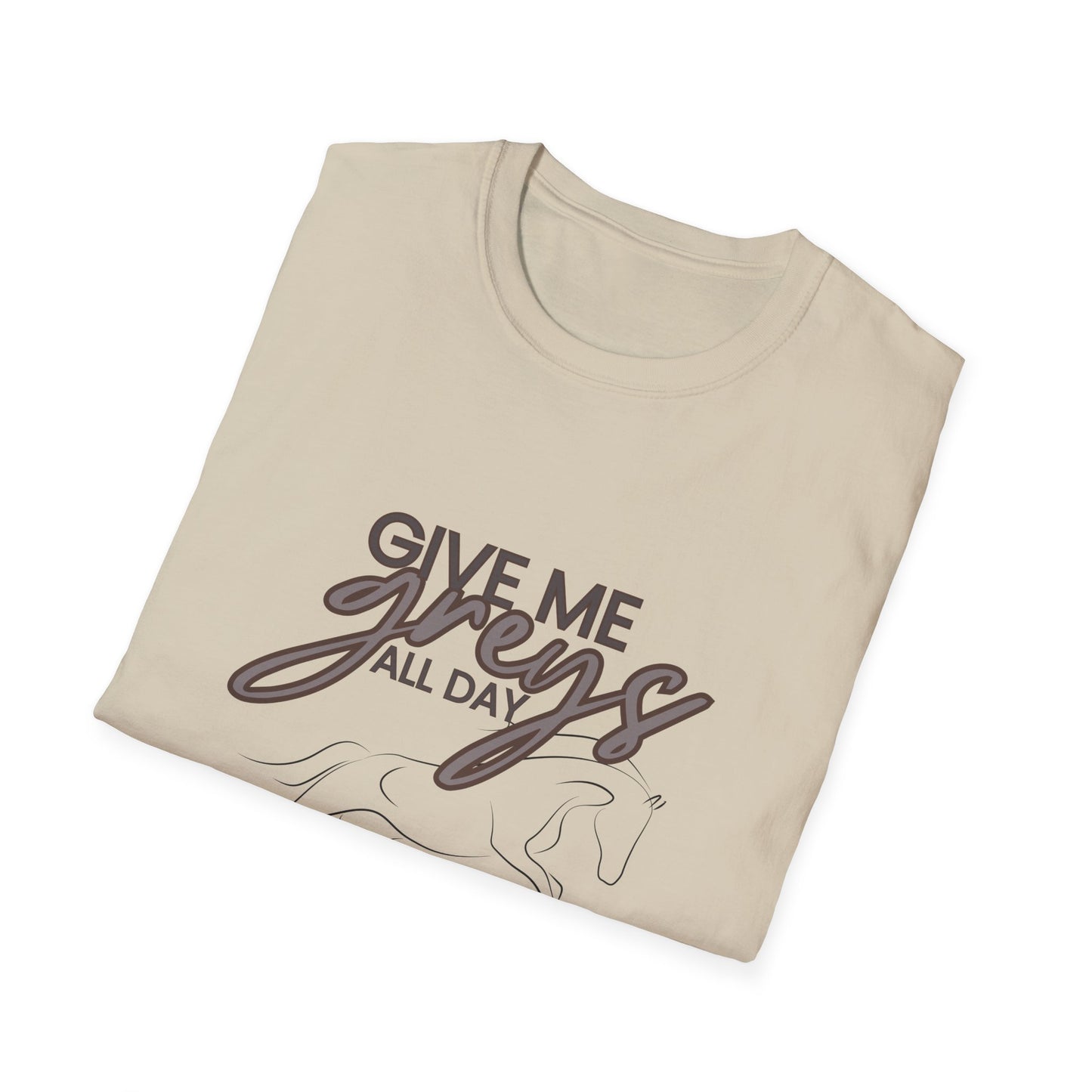 Give me greys-Unisex Softstyle T-Shirt