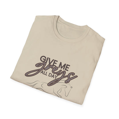 Give me greys-Unisex Softstyle T-Shirt