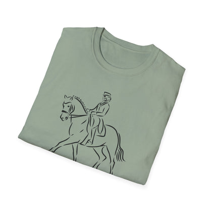 Dressage to stay alive-Unisex Softstyle T-Shirt