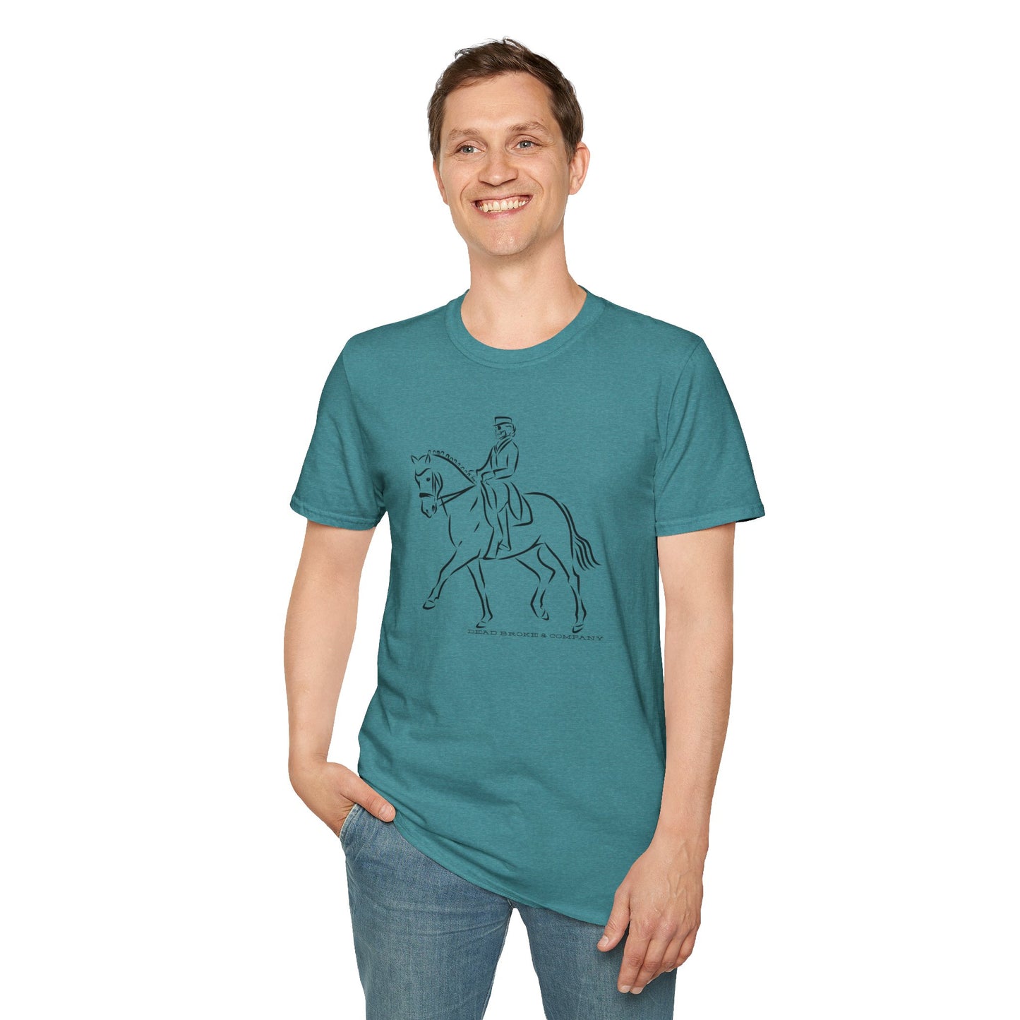 Dressage to stay alive-Unisex Softstyle T-Shirt