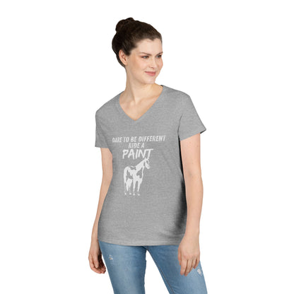 Ride a paint-Ladies' V-Neck T-Shirt