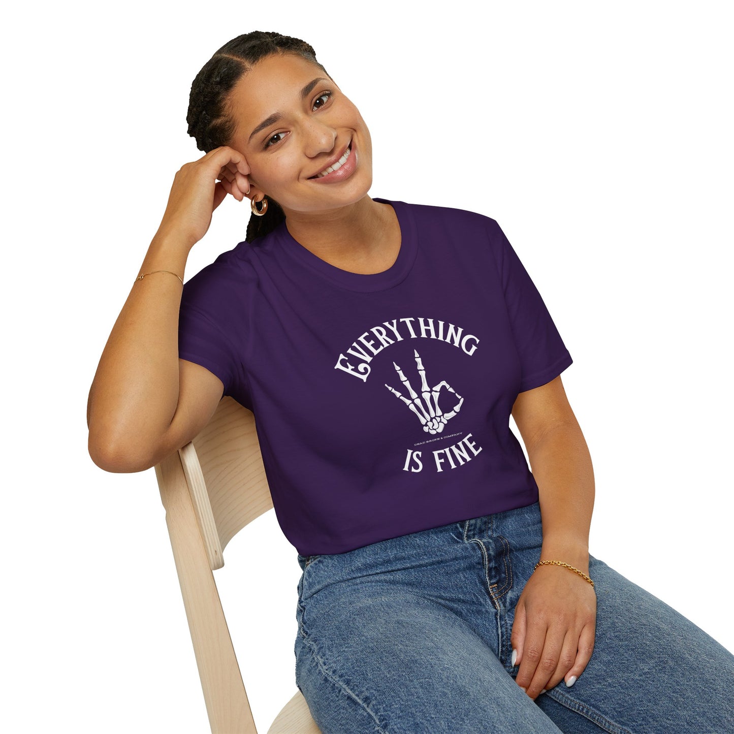 Everything is fine-Unisex Softstyle T-Shirt