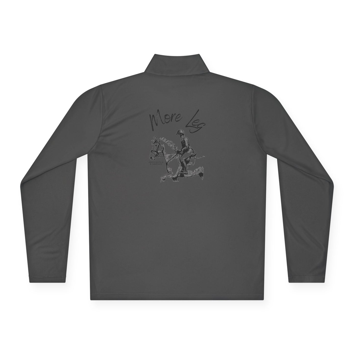 More leg-Unisex Quarter-Zip Pullover