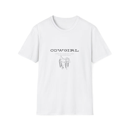 Return cowgirl after use-Unisex Softstyle T-Shirt