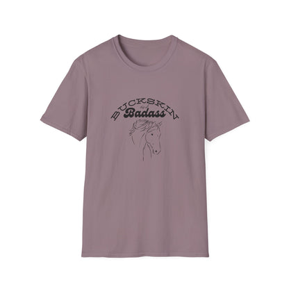 Buckskin and badass-Unisex Softstyle T-Shirt