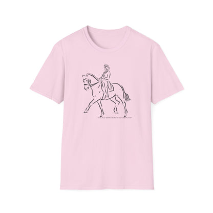 Dressage to stay alive-Unisex Softstyle T-Shirt