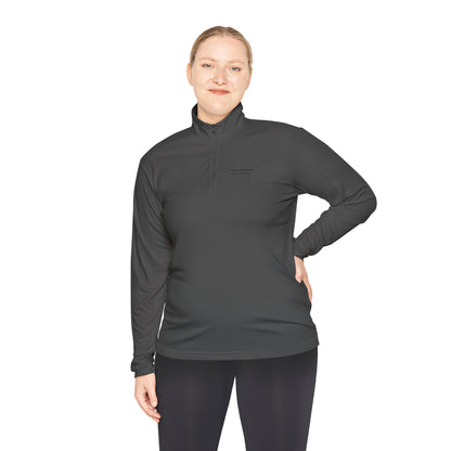 More leg-Unisex Quarter-Zip Pullover