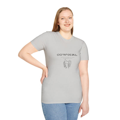 Return cowgirl after use-Unisex Softstyle T-Shirt