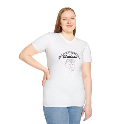 Buckskin and badass-Unisex Softstyle T-Shirt