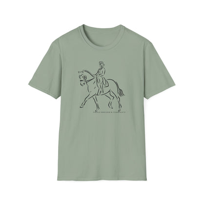 Dressage to stay alive-Unisex Softstyle T-Shirt