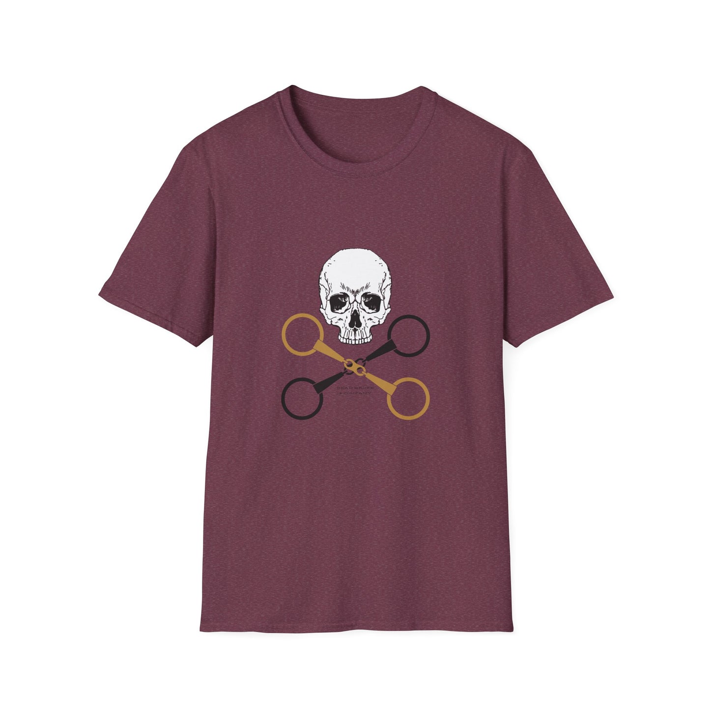 Skull and crossbits-Unisex Softstyle T-Shirt