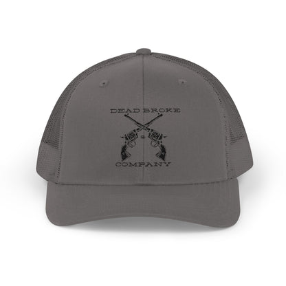 Dead Broke & Company embroidered-Snapback Trucker Cap