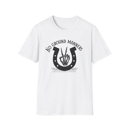 No ground manners-Unisex Softstyle T-Shirt