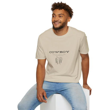 Return cowboy after use-Unisex Softstyle T-Shirt