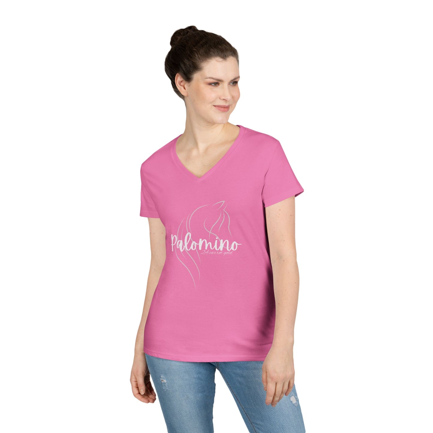 Palomino gold-Ladies' V-Neck T-Shirt