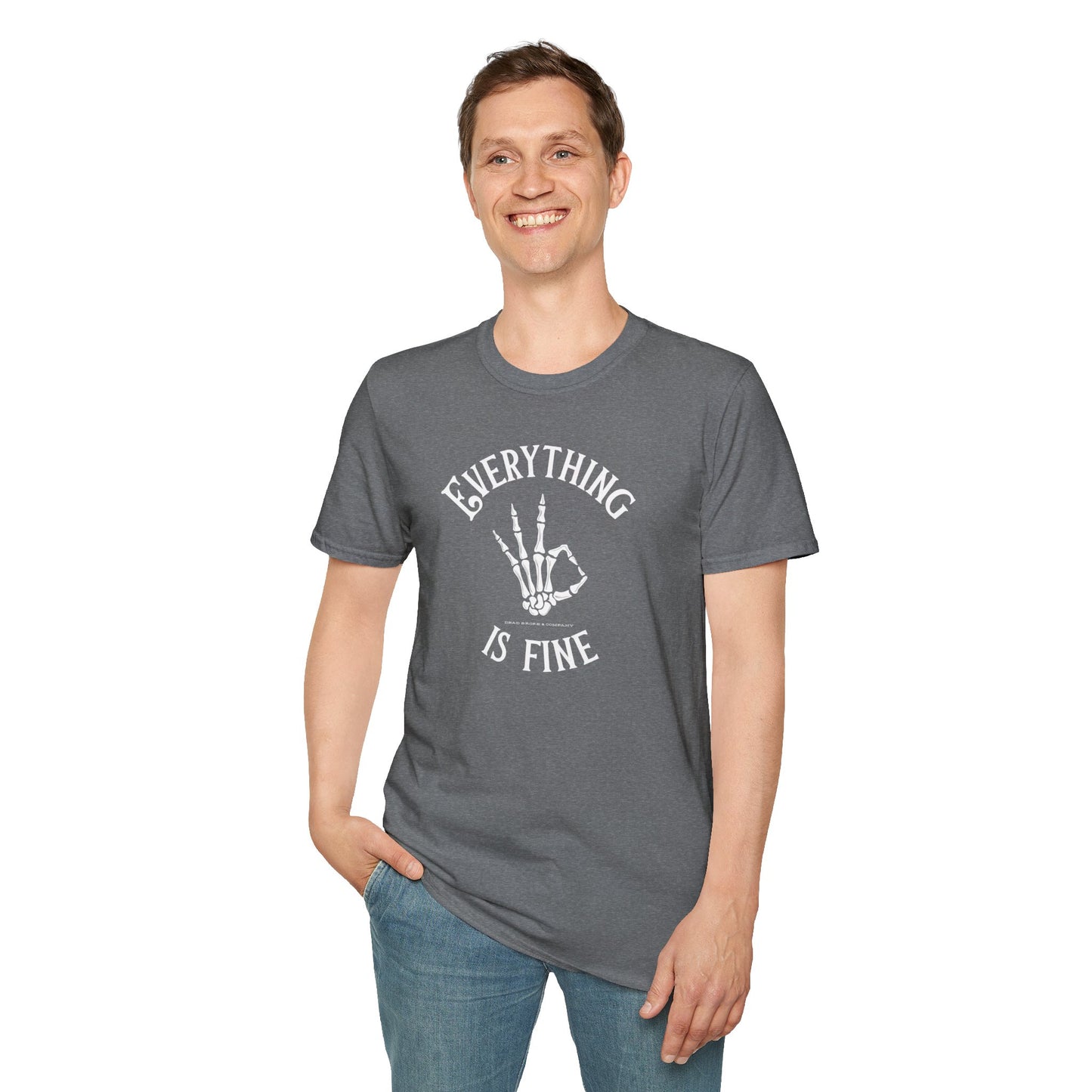 Everything is fine-Unisex Softstyle T-Shirt