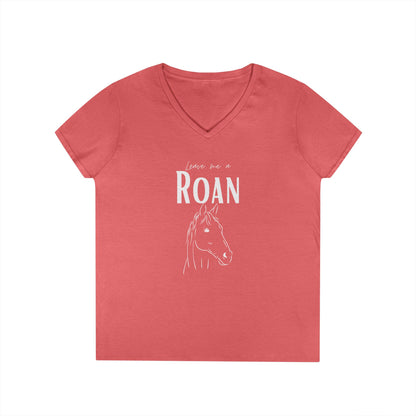 Leave me a roan-Ladies' V-Neck T-Shirt