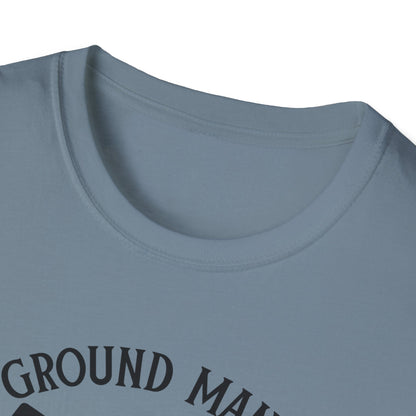 No ground manners-Unisex Softstyle T-Shirt