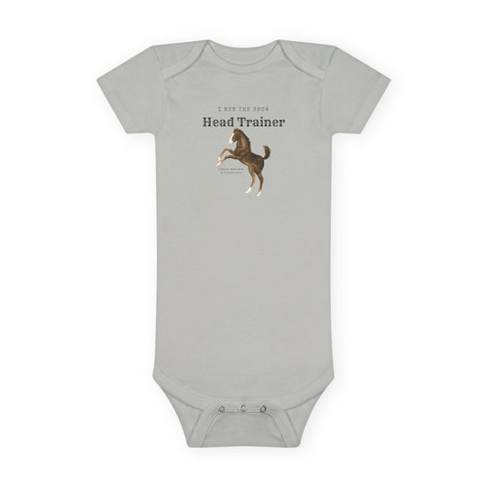 Head trainer-Baby Short Sleeve Onesie®