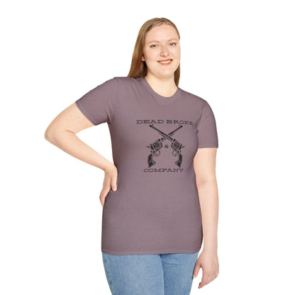 Dead Broke Six Shooters-Unisex Softstyle T-Shirt