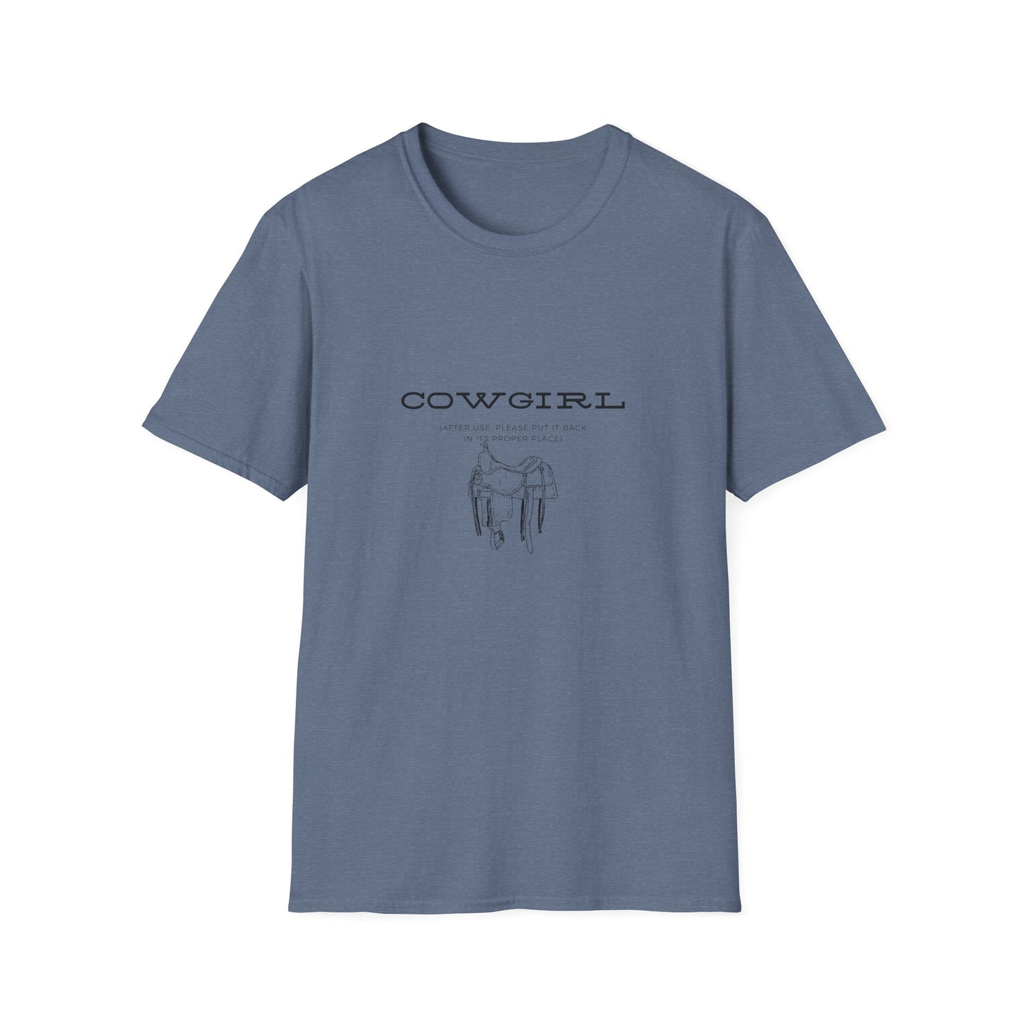 Return cowgirl after use-Unisex Softstyle T-Shirt