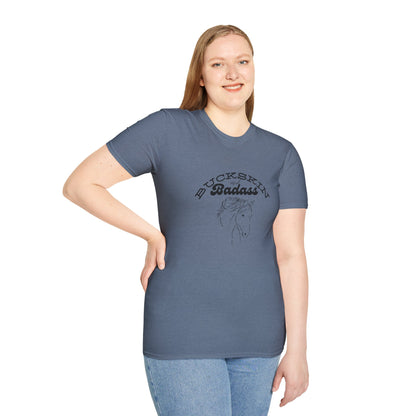 Buckskin and badass-Unisex Softstyle T-Shirt