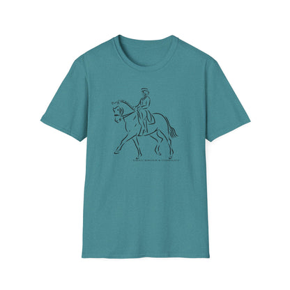 Dressage to stay alive-Unisex Softstyle T-Shirt