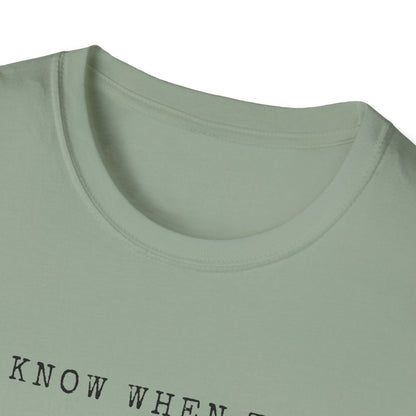 Know when to fold ‘em-Unisex Softstyle T-Shirt