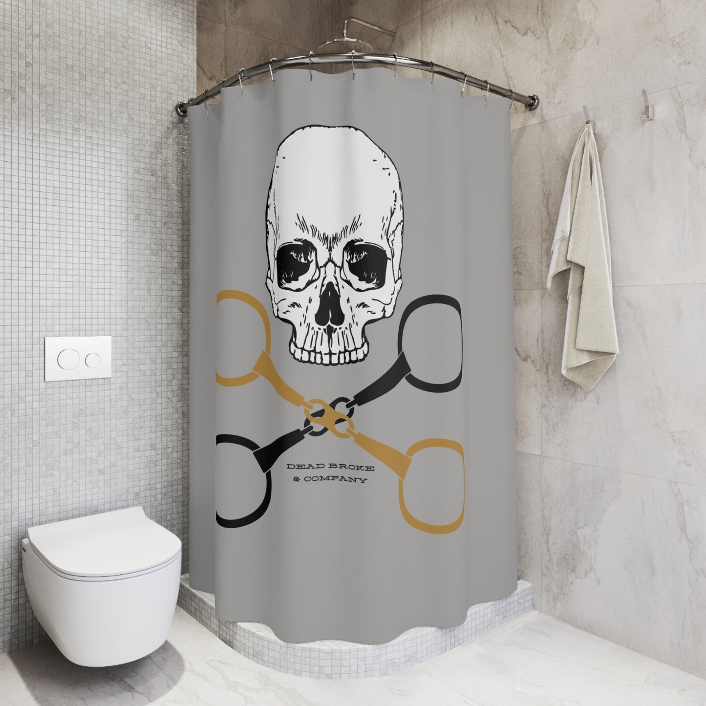 Skull and cross it’s-Shower Curtain