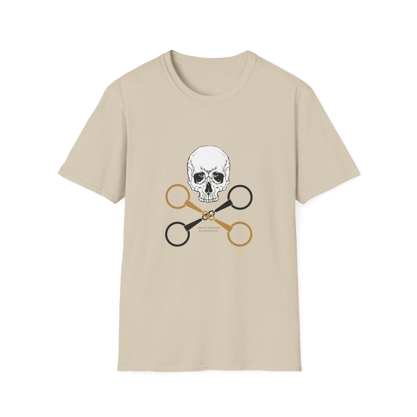 Skull and crossbits-Unisex Softstyle T-Shirt