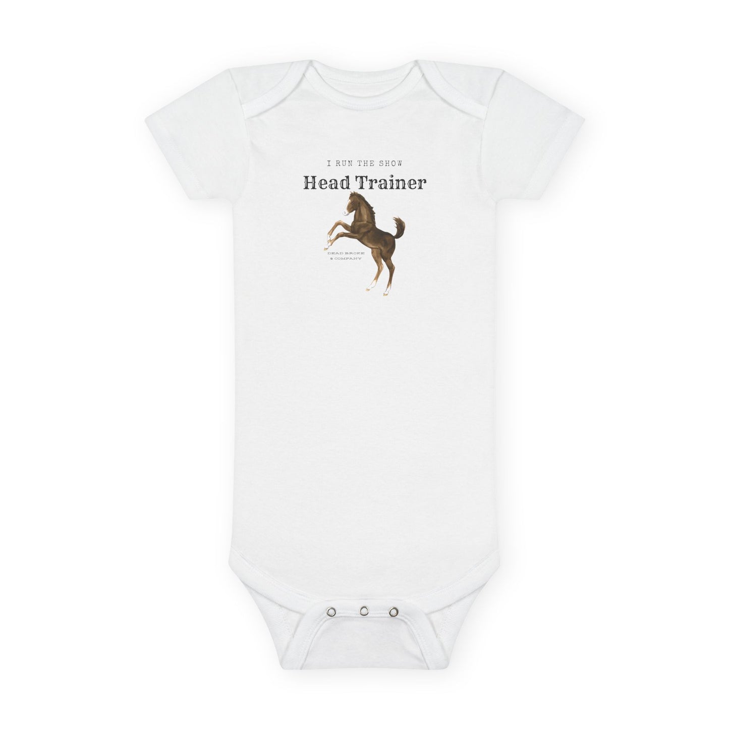 Head trainer-Baby Short Sleeve Onesie®