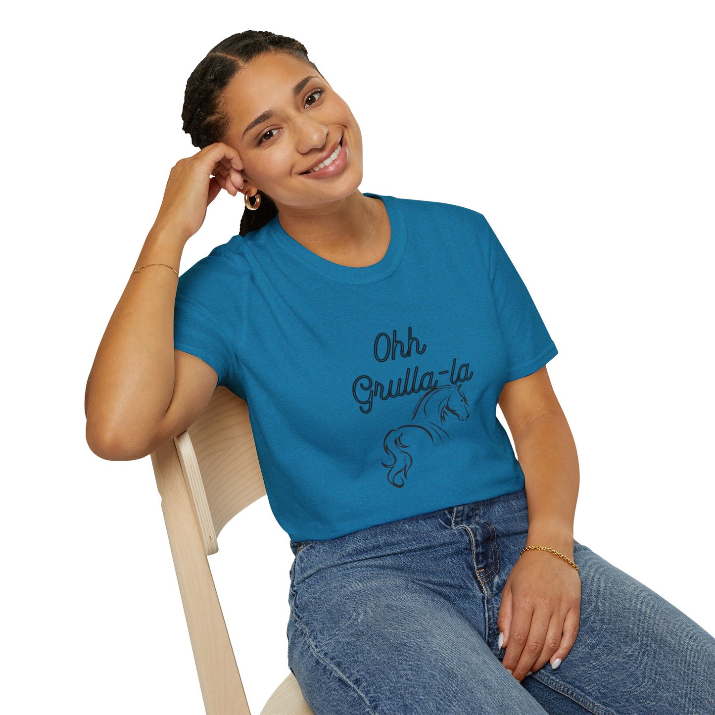 Oh grulla la-Unisex Softstyle T-Shirt