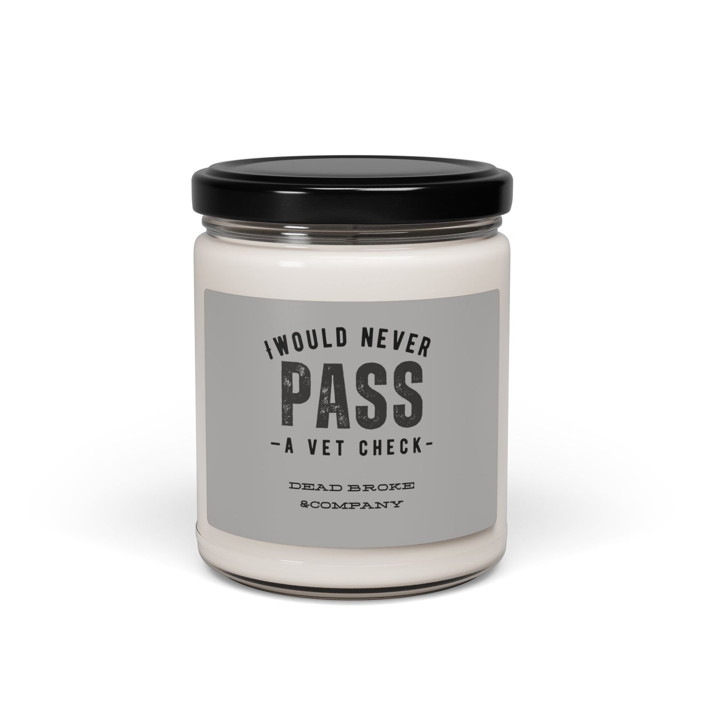 Wouldn’t pass a vet check, here’s an apple-Scented Soy Candle, 9oz