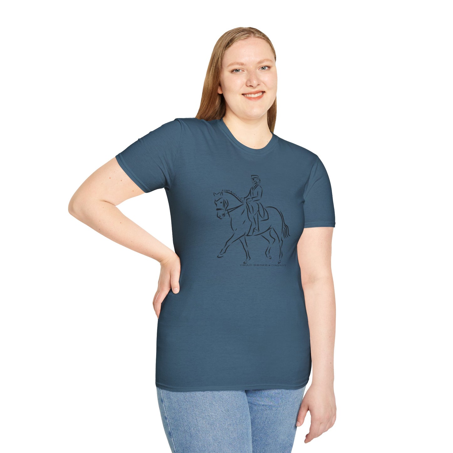 Dressage to stay alive-Unisex Softstyle T-Shirt