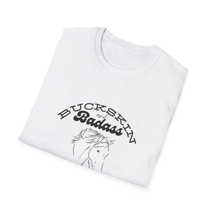 Buckskin and badass-Unisex Softstyle T-Shirt