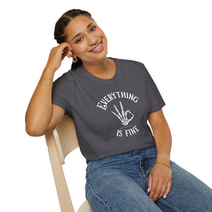 Everything is fine-Unisex Softstyle T-Shirt