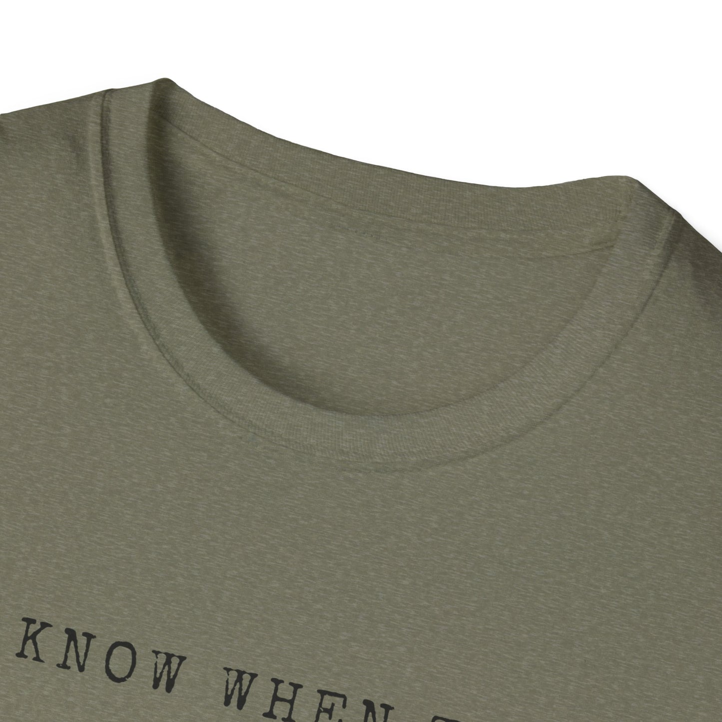 Know when to fold ‘em-Unisex Softstyle T-Shirt