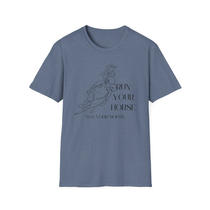 Run your horse-Unisex Softstyle T-Shirt