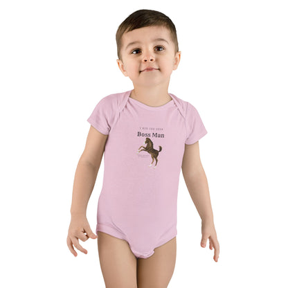 Boss man-Baby Short Sleeve Onesie®