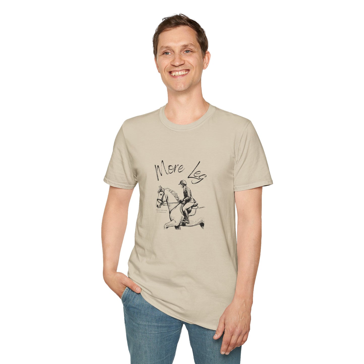 More leg-Unisex Softstyle T-Shirt