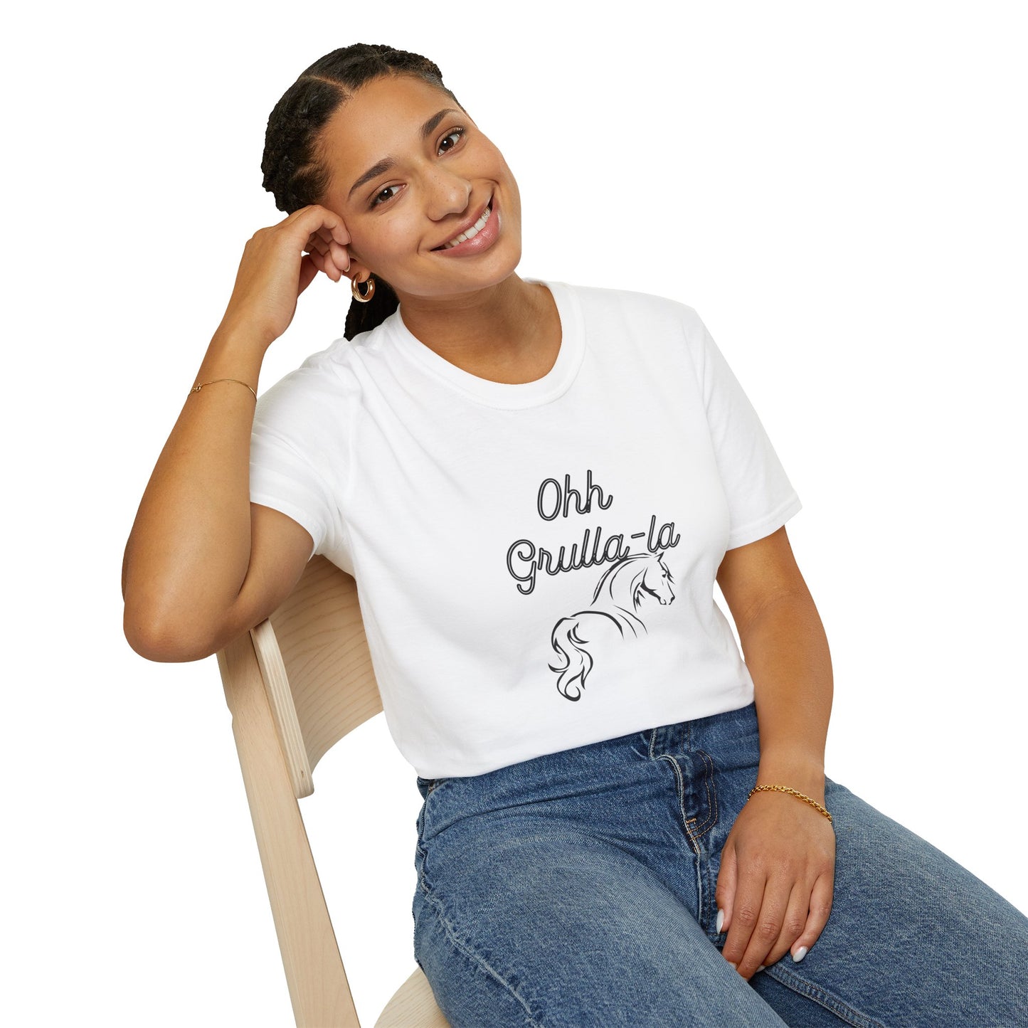 Oh grulla la-Unisex Softstyle T-Shirt